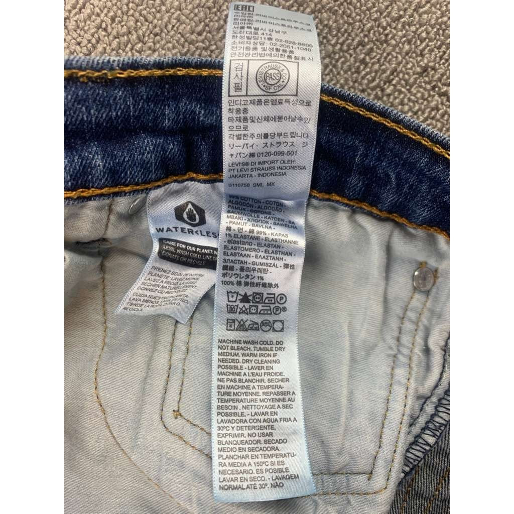 Levi's Men's Straight Leg Denim Jeans Size W34 L32 Blue Medium Wash