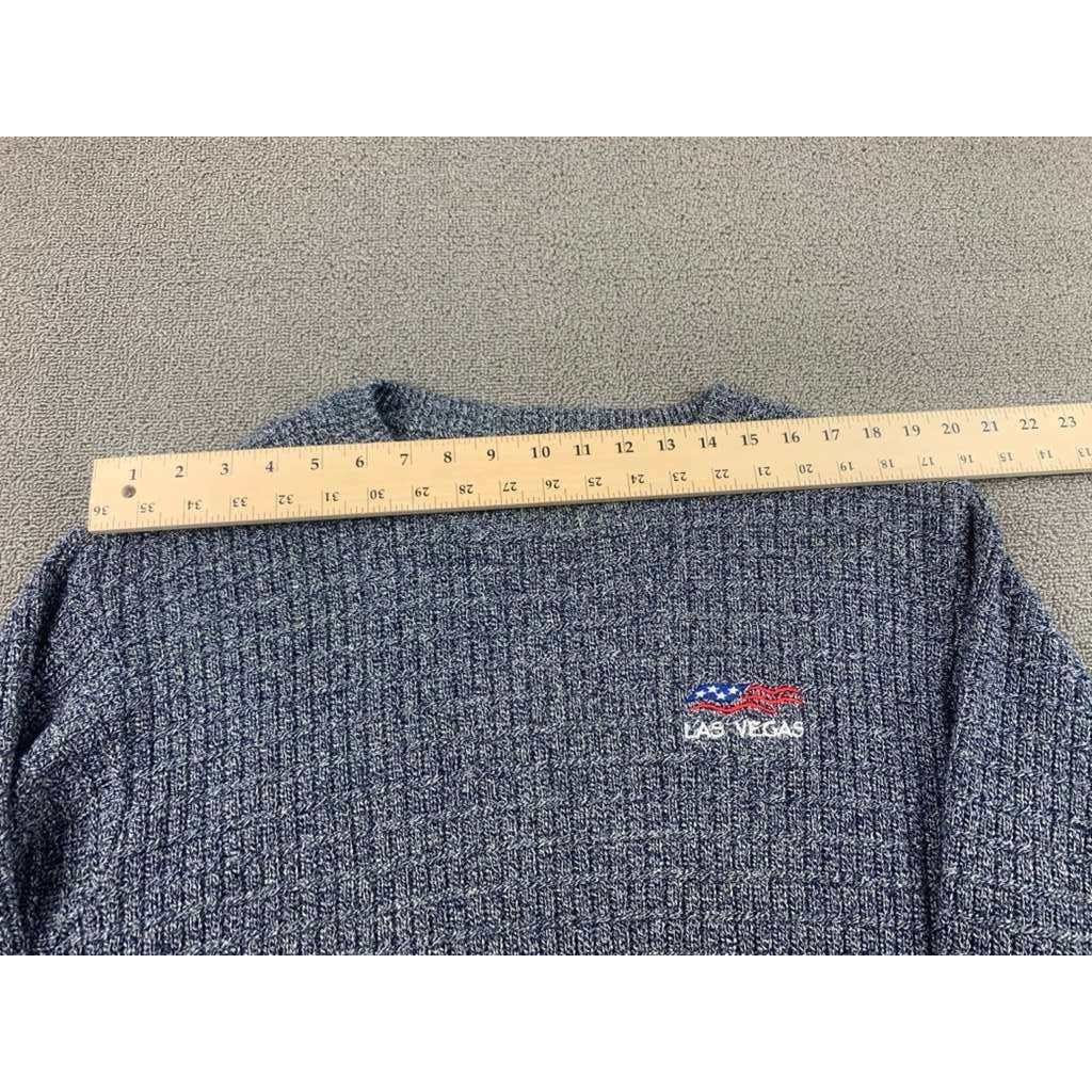 Vintage Circus Circus Las Vegas Sweater Men S Gray Crewneck USA Made 100% Cotton