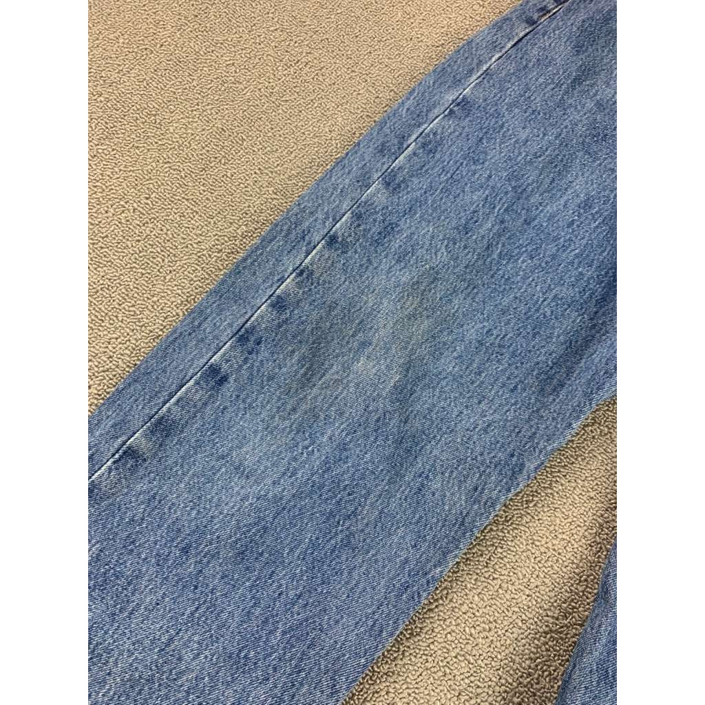 Levis 501 Jeans Men's W34 L32 Blue Classic Straight Leg Button Fly