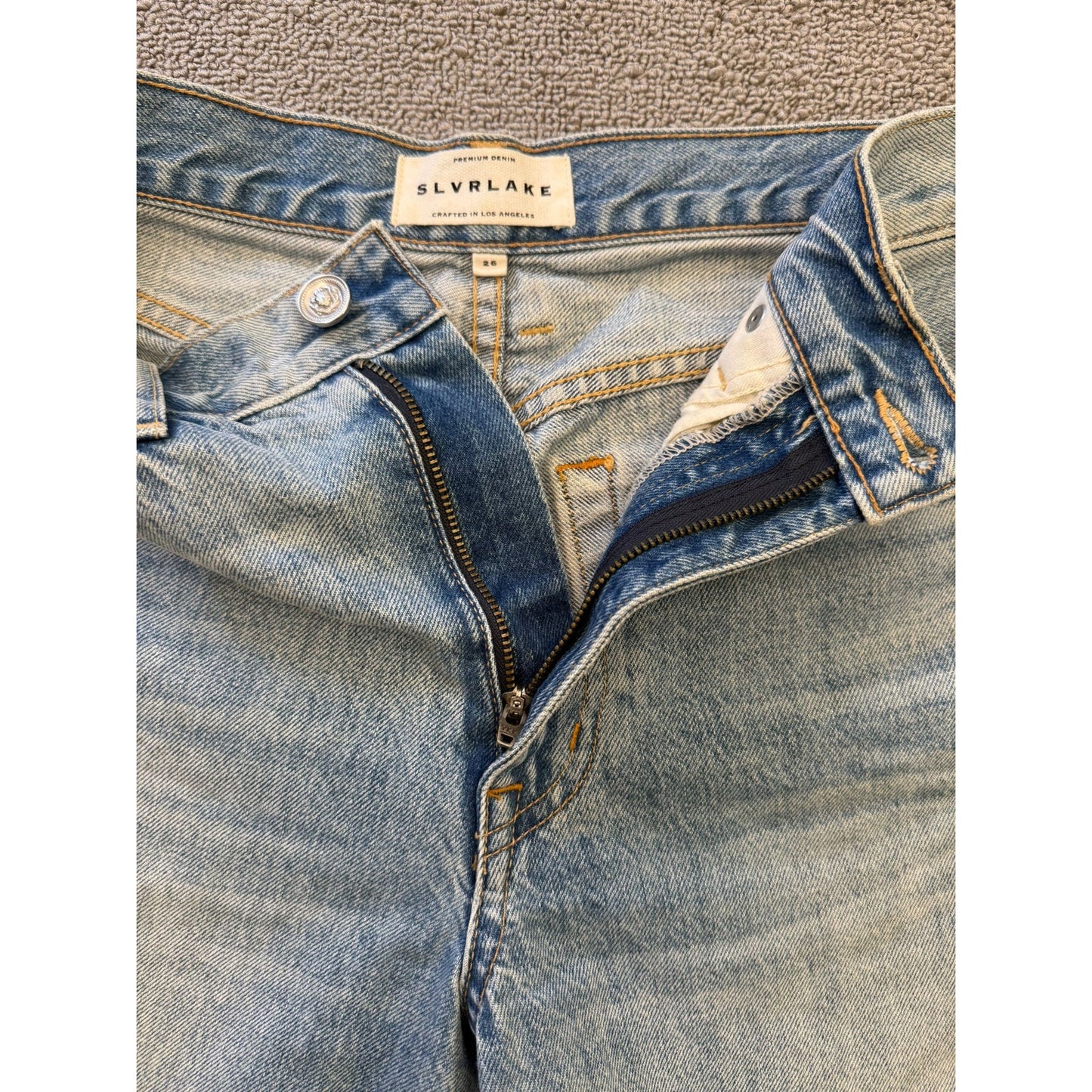 SLVRLAKE Womens Light Wash Denim London Shorts Size 26 Temecula Sunrise