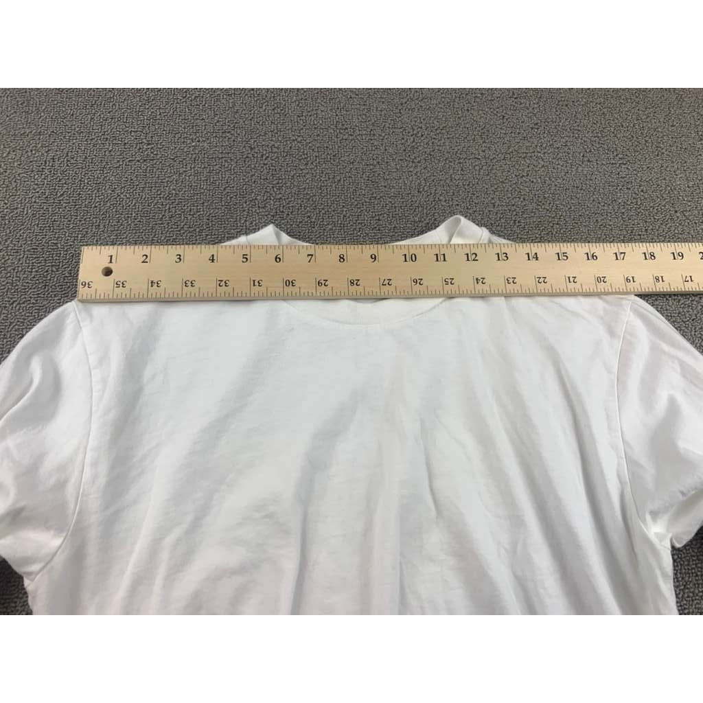 TNA Cropped Sweatshirt Women S White Elastic Hem Long Sleeve