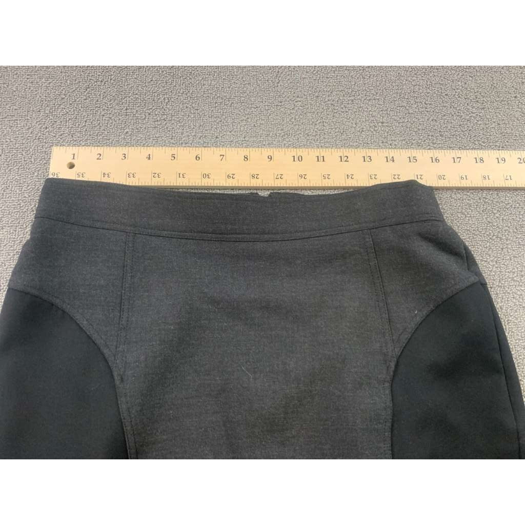 Burberry London Women US 12 Colorblock Black Gray Pencil Skirt Career