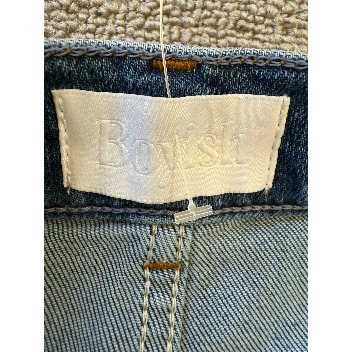 Boyish Womens Jeans Size 25 The Dempsey Straight Leg Blue