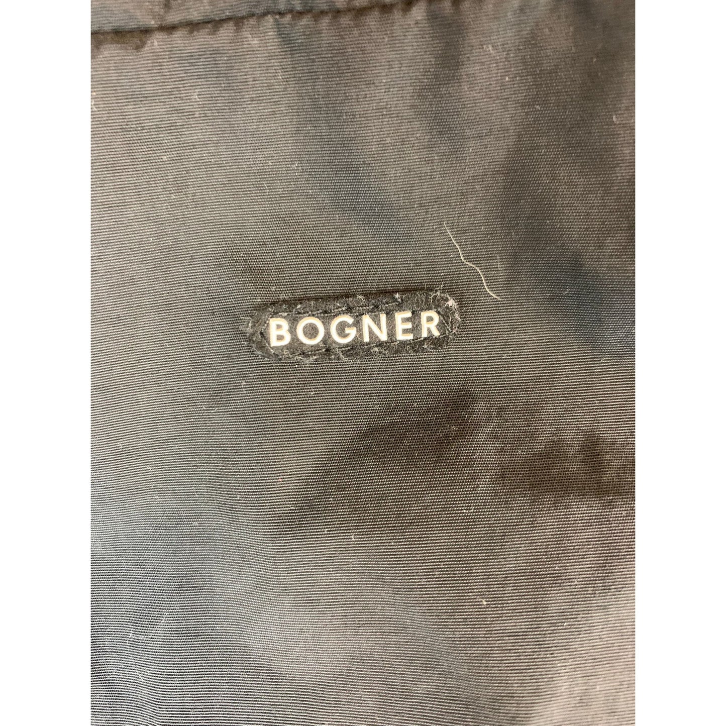 VTG Bogner Women 8 Long Black Ski Suit Hooded One Piece USA Made Winter Cold