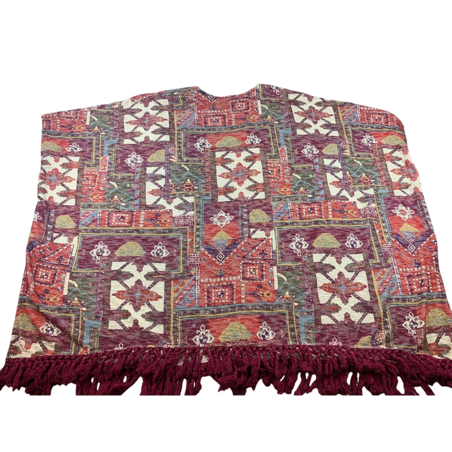Ecote Urban Outfitters Duster Women's Small Blanket Kimono Boho Fringe Sweater