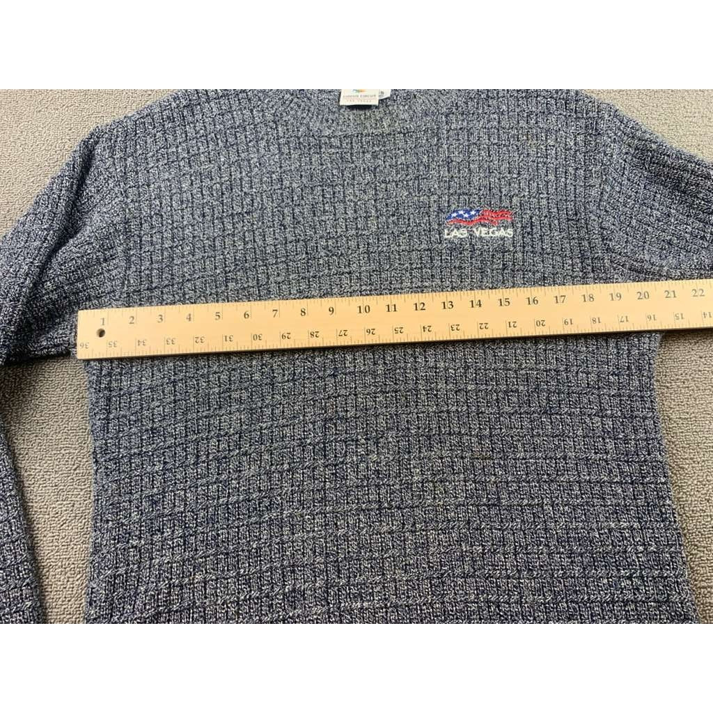 Vintage Circus Circus Las Vegas Sweater Men S Gray Crewneck USA Made 100% Cotton