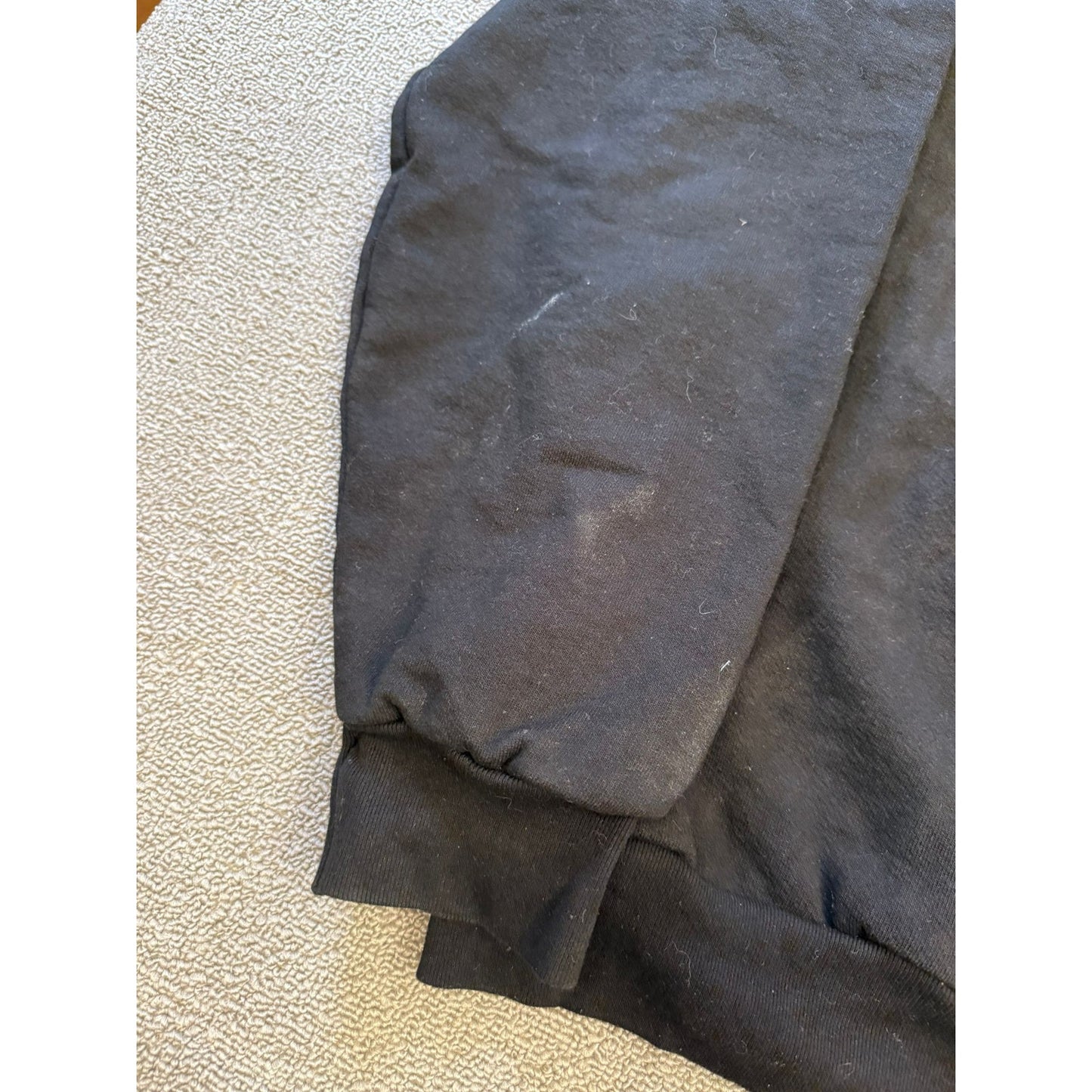 SIEGELMAN STABLE Men's Crewneck Sweatshirt XL Black Graphic Racing stable