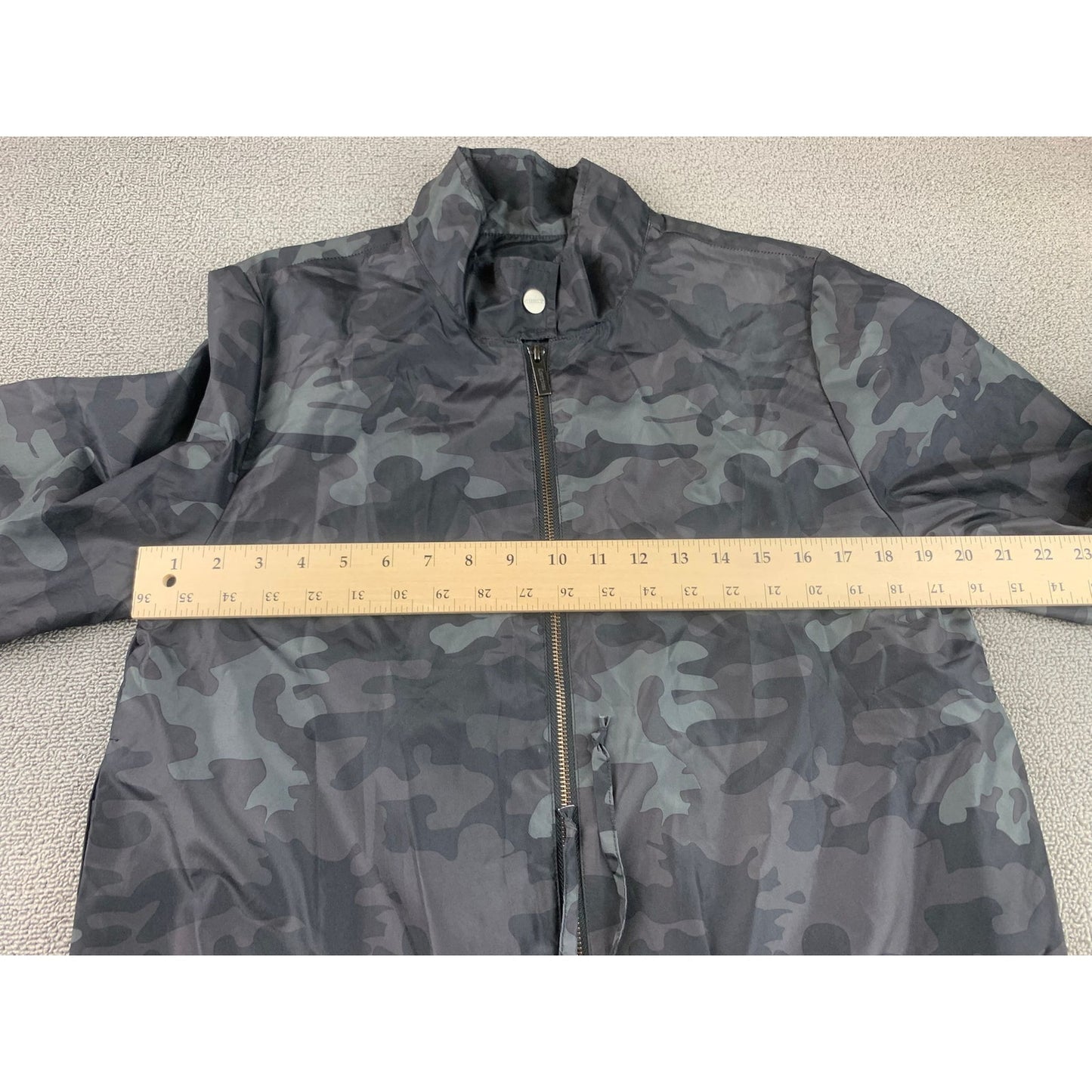 Sanctuary Jacket Women's Medium Gray Bomber Anorak Camo Windbreaker Camouflage