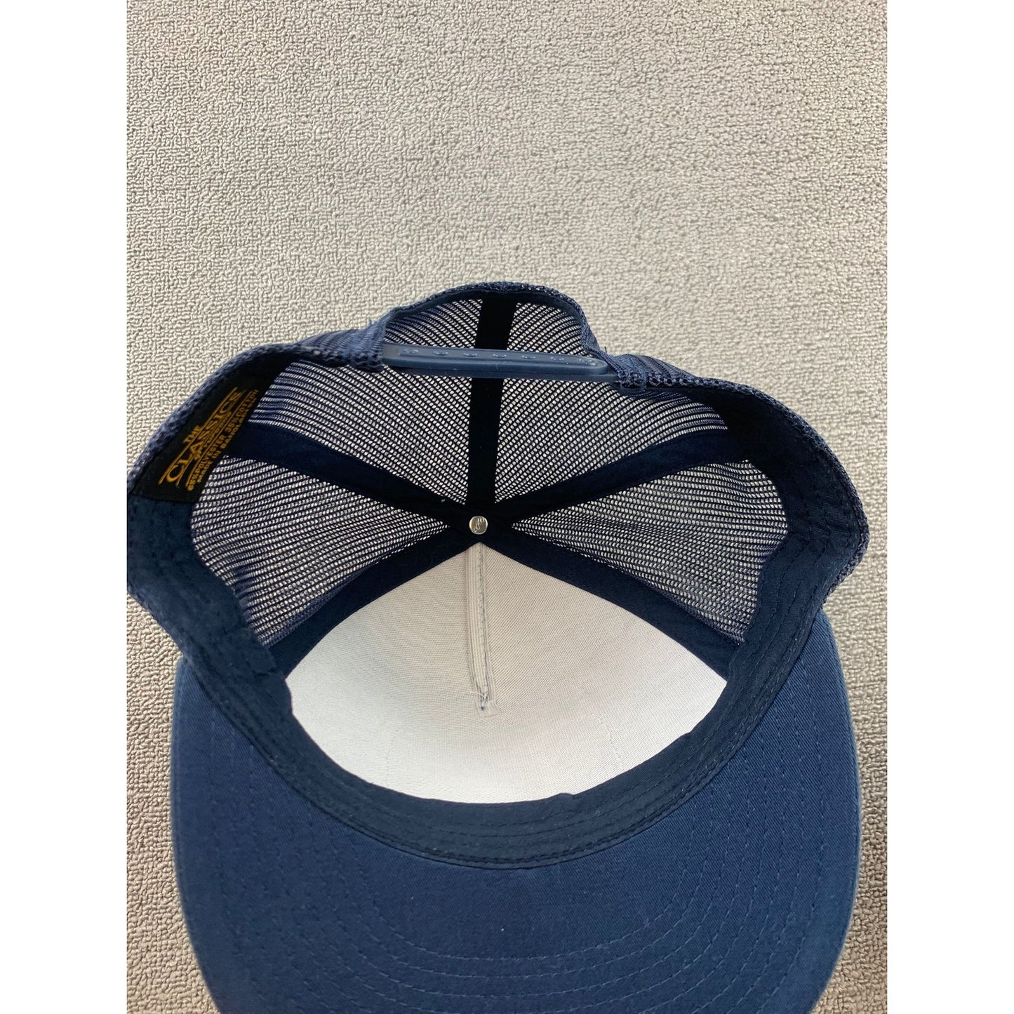 Billy Bob’s Texas Men's One Size navy Blue Red Patch Snapback Cap