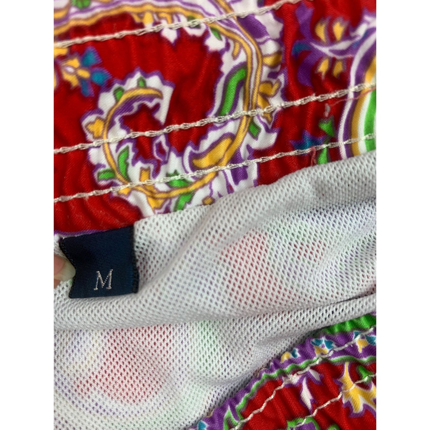 Polo Ralph Lauren Medium Island Board Shorts Paisley Swim Trunks Bathing Suit