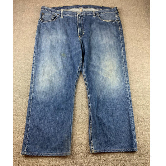 Polo Ralph Lauren Men's 48B/30 Blue Ashmore Original Straight/ Wide Leg Jeans