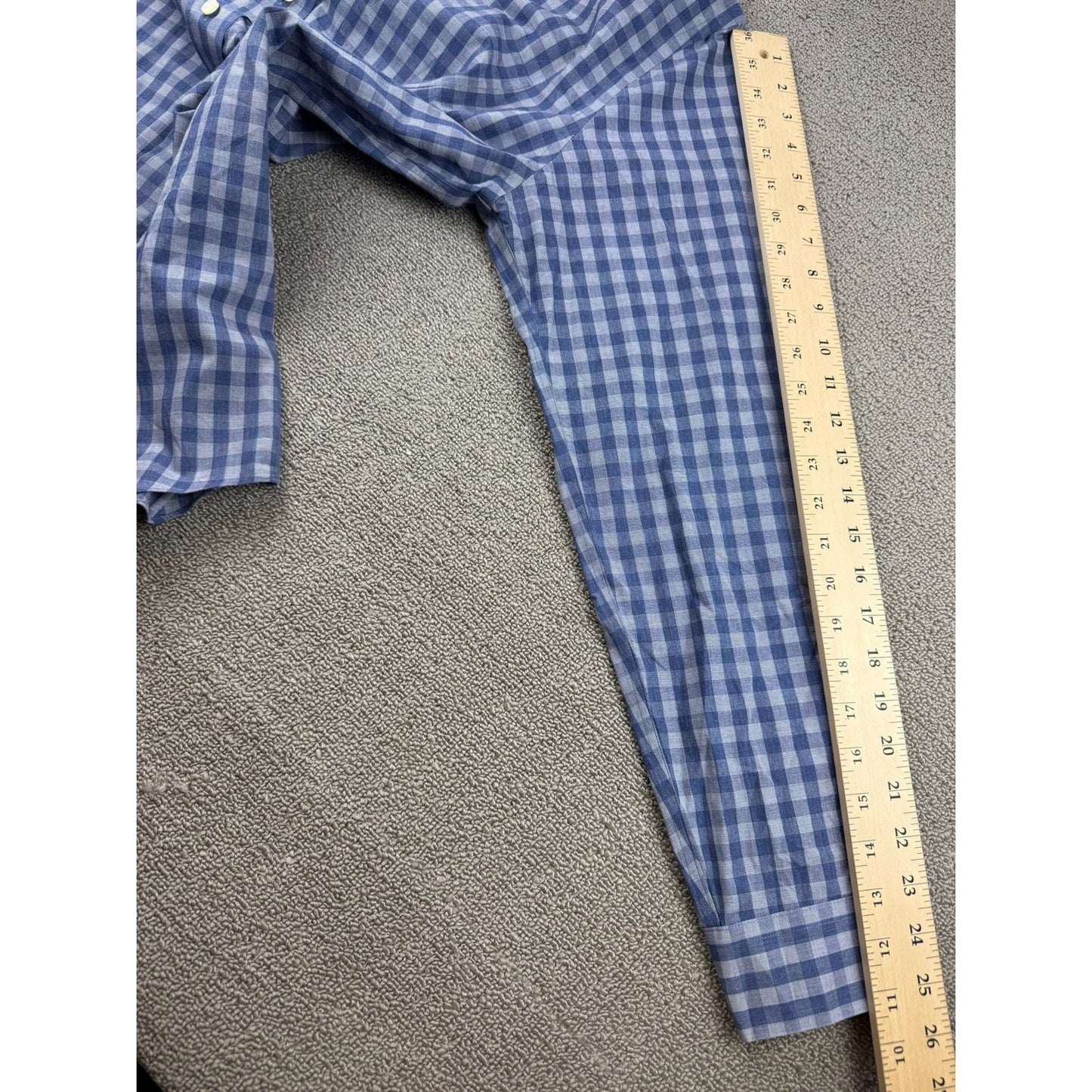 Brooks Brothers Regent Button Down Shirt Men's Large Blue Plaid Colorful Preppy