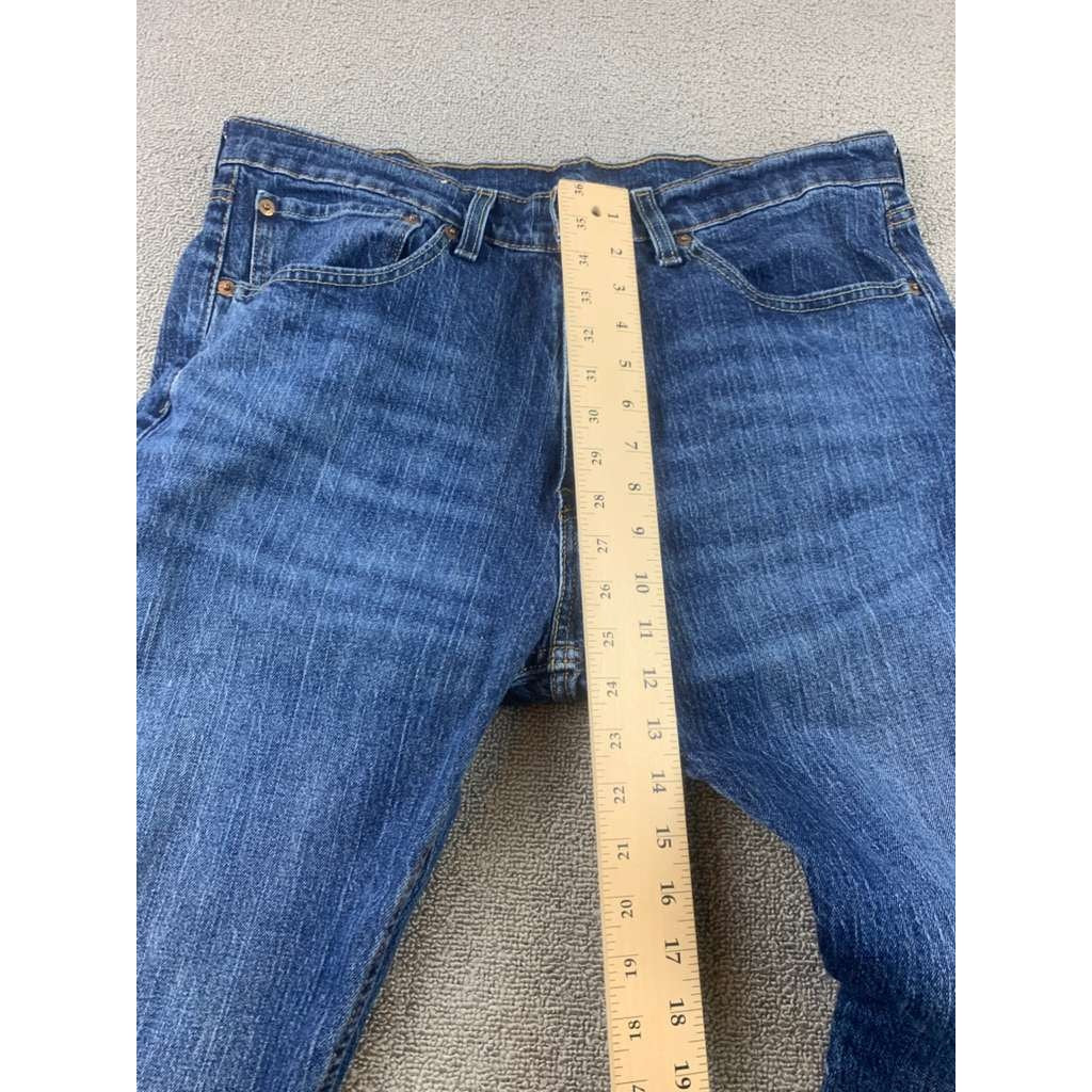 Levi's Men's Straight Leg Denim Jeans Size W34 L32 Blue Medium Wash