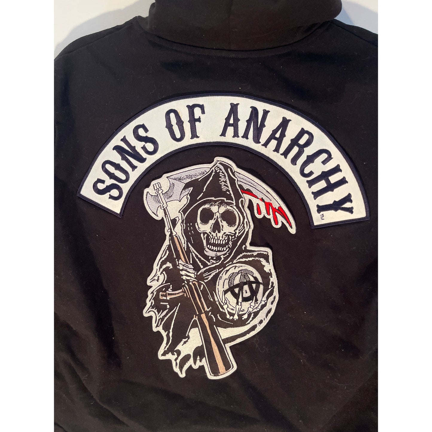 2013 Sons Of Anarchy Road Gear Jacket - Women’s XL- Black W/ Fleece Sleeves