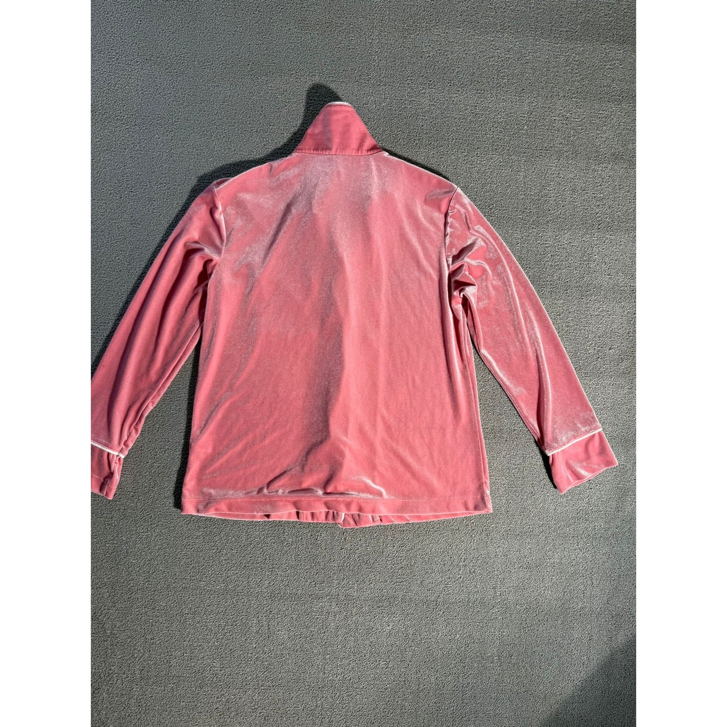 Pink Lily Women’s Pink Velvet Pajama Set XS