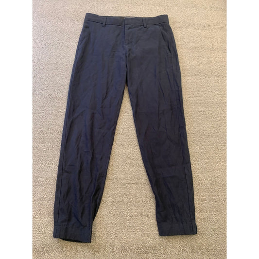 Vince Women's 0 Black Cropped Pants Ankle Trousers