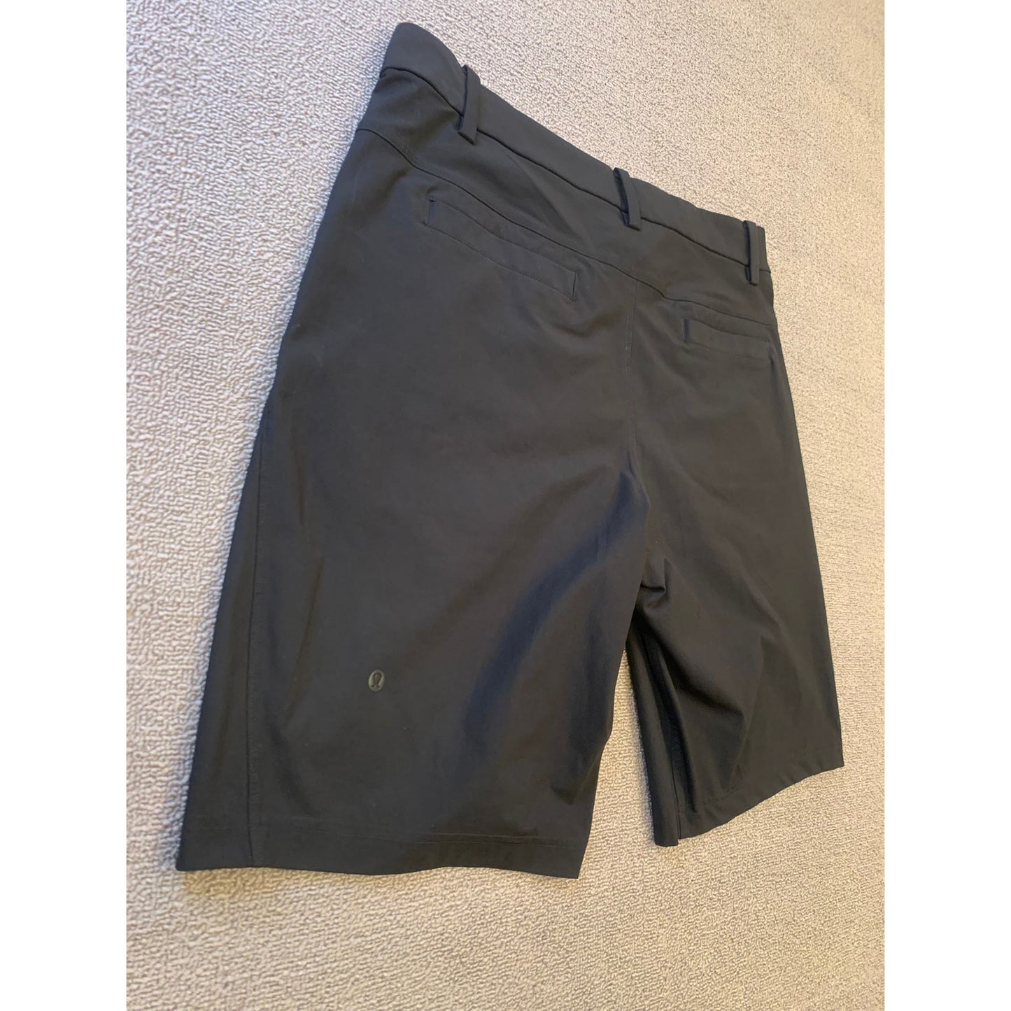 LULULEMON Men's Shorts 36 Black Golf Shorts Strech
