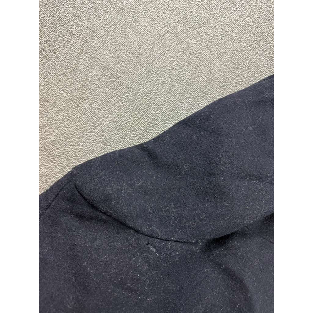VTG J. Crew Dayswatter Navy Medium Double Breasted Military Peacoat 100% Wool