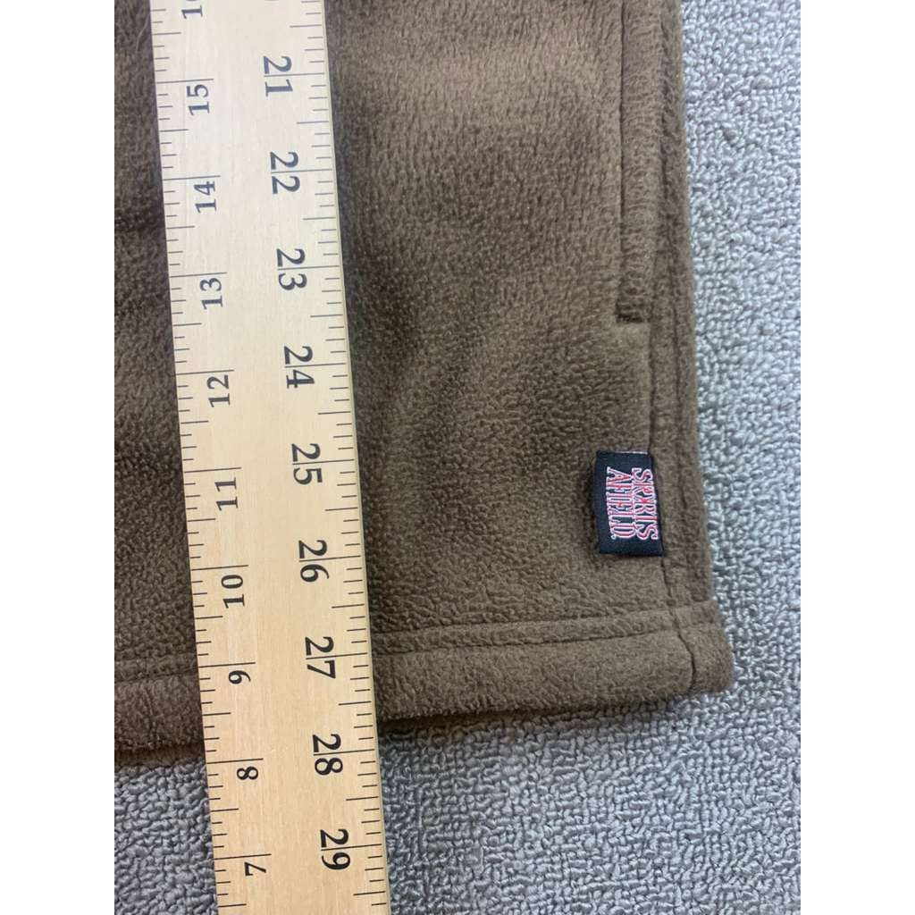 Sports Afield Jacket Camo Men's XL Full Zip Pockets Brown Woodland Hunting
