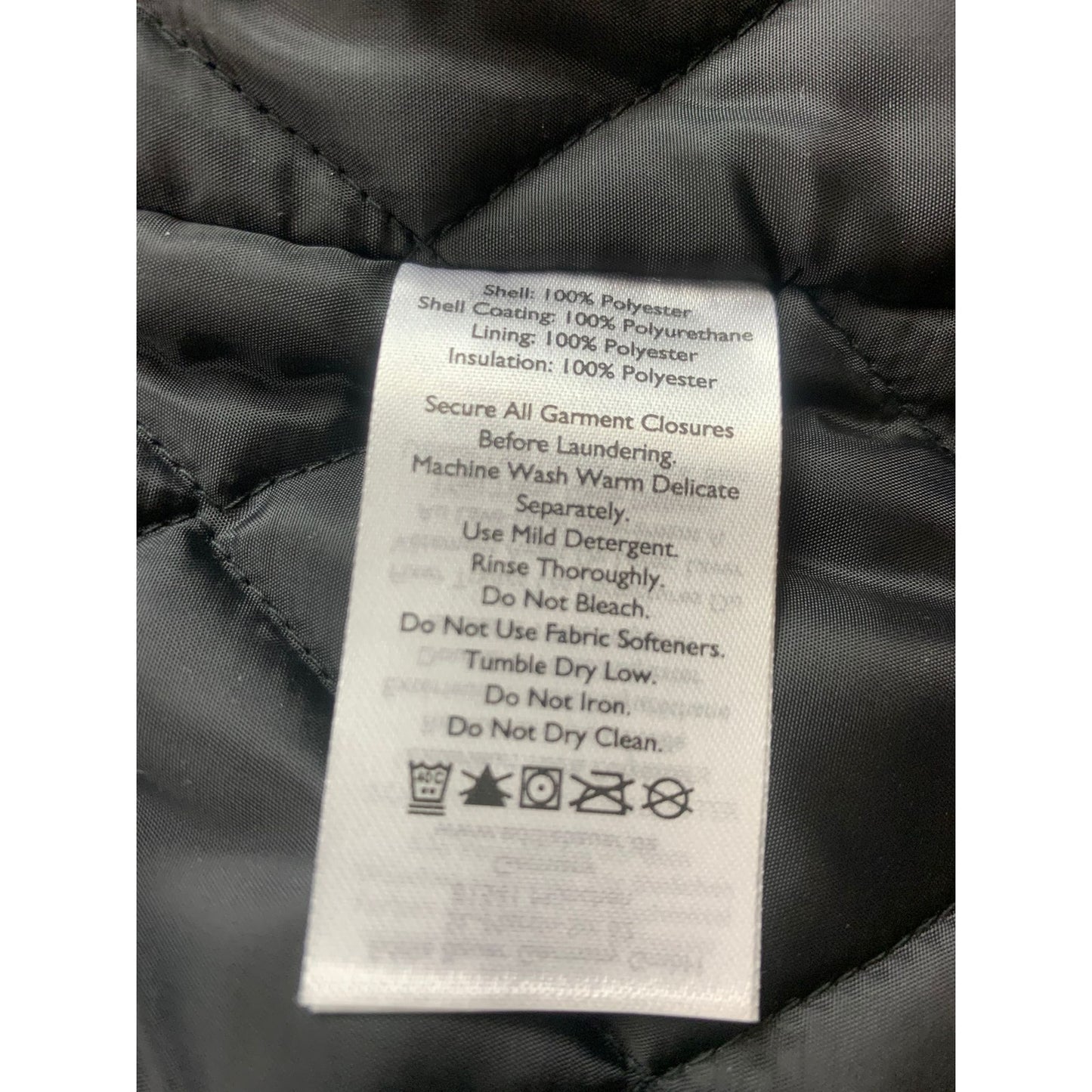 Eddie Bauer Women's S Black Quilted Lined Coat Outerwear Jacket