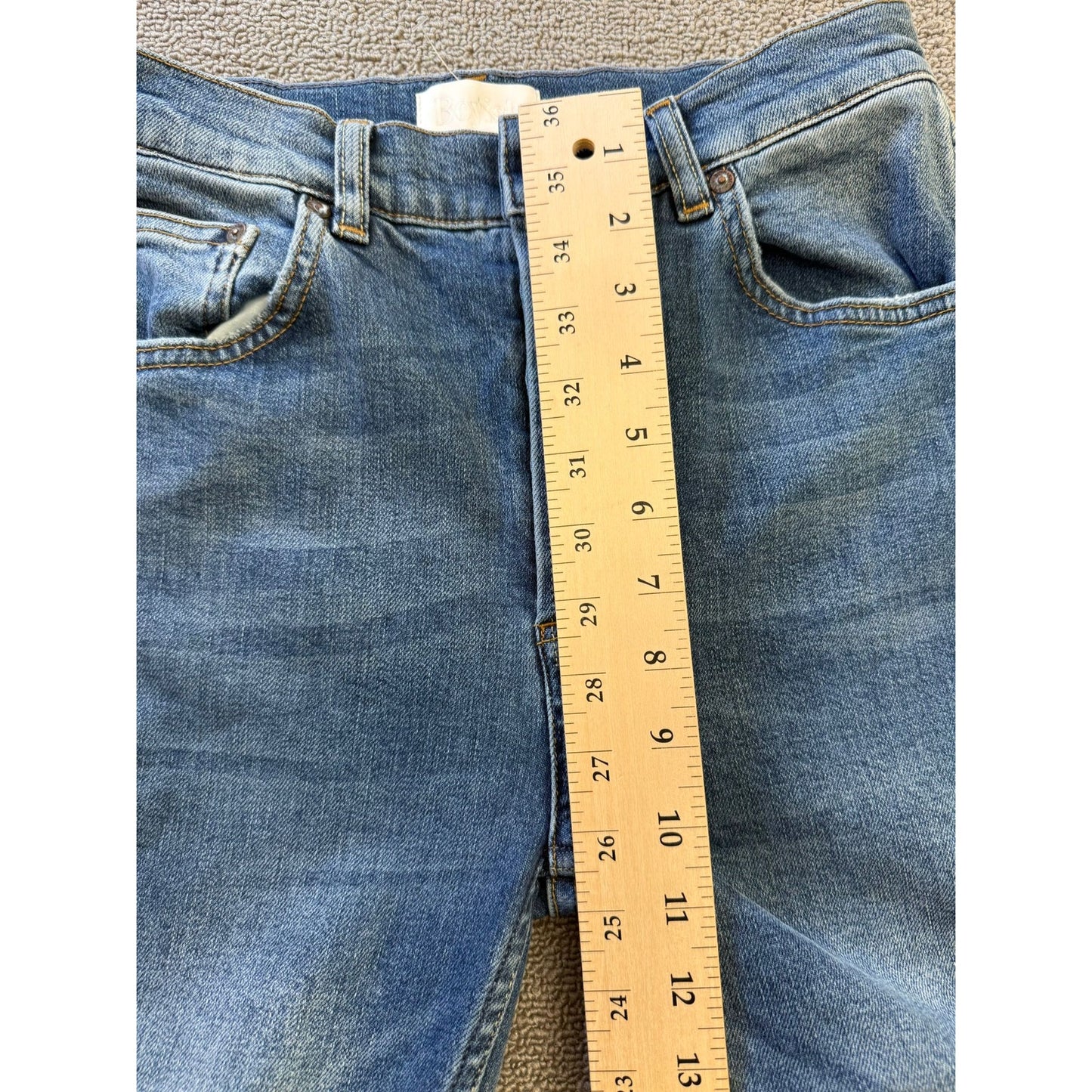 Boyish Womens Jeans Size 25 The Dempsey Straight Leg Blue