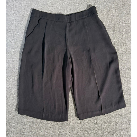 ZARA Basic Black Culotte Style Shorts Women Size XS
