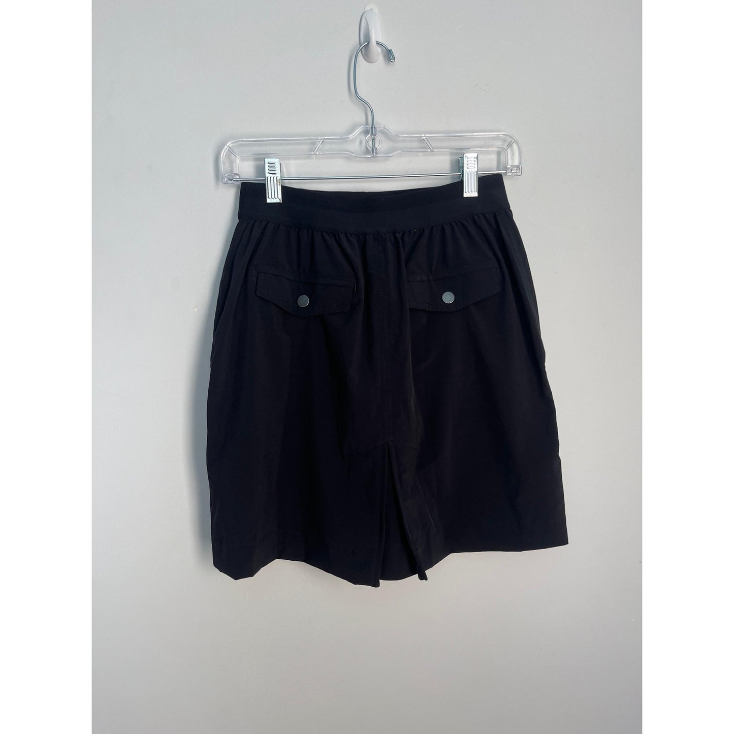 Athleta Skort Women 2 Black Athletic Performance Stretch Utility Pockets