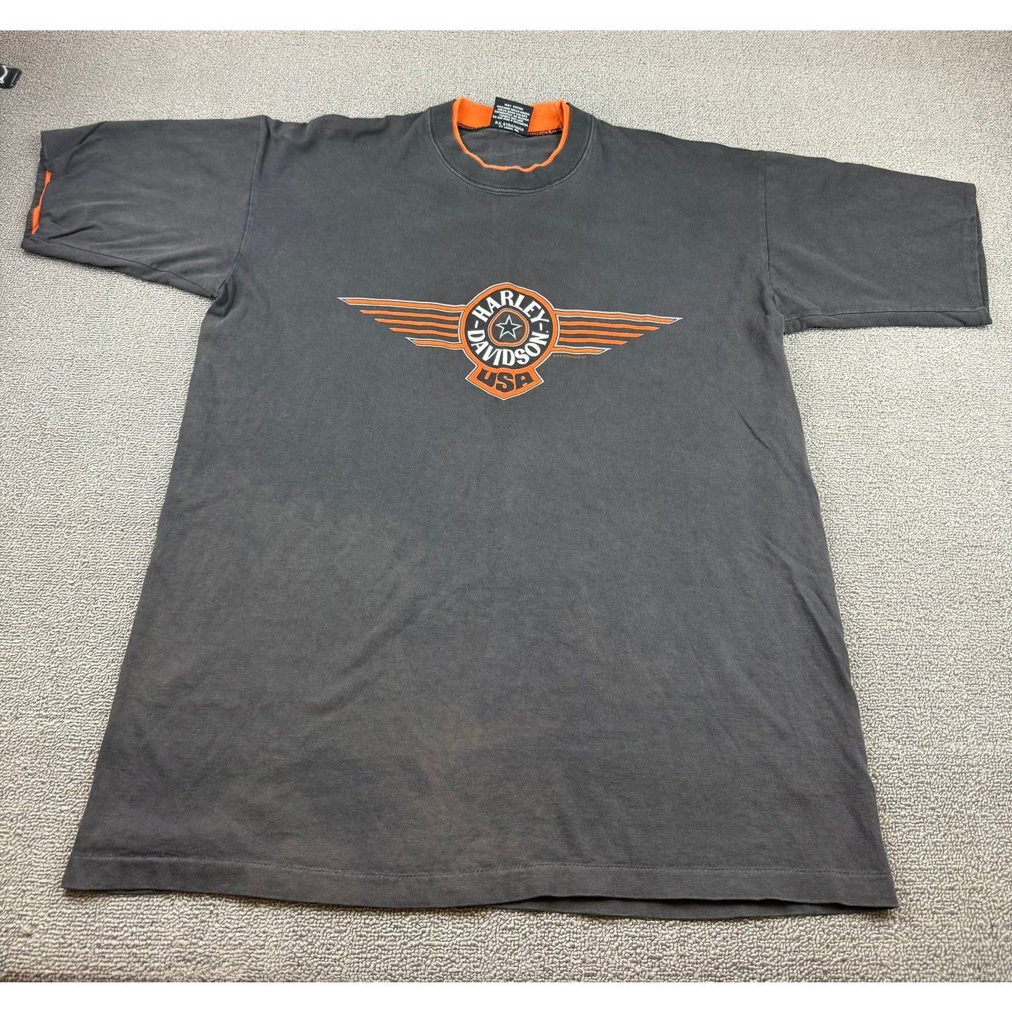 Vintage 90s Harley-Davidson Alaska T-Shirt R.K. Stratman XL Northernmost Outpost