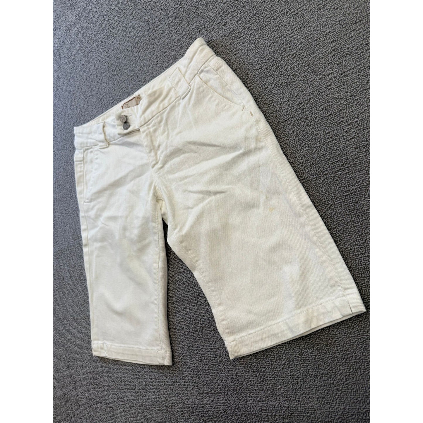 Paige Women's 25 White Jean Denim Shorts Bermuda