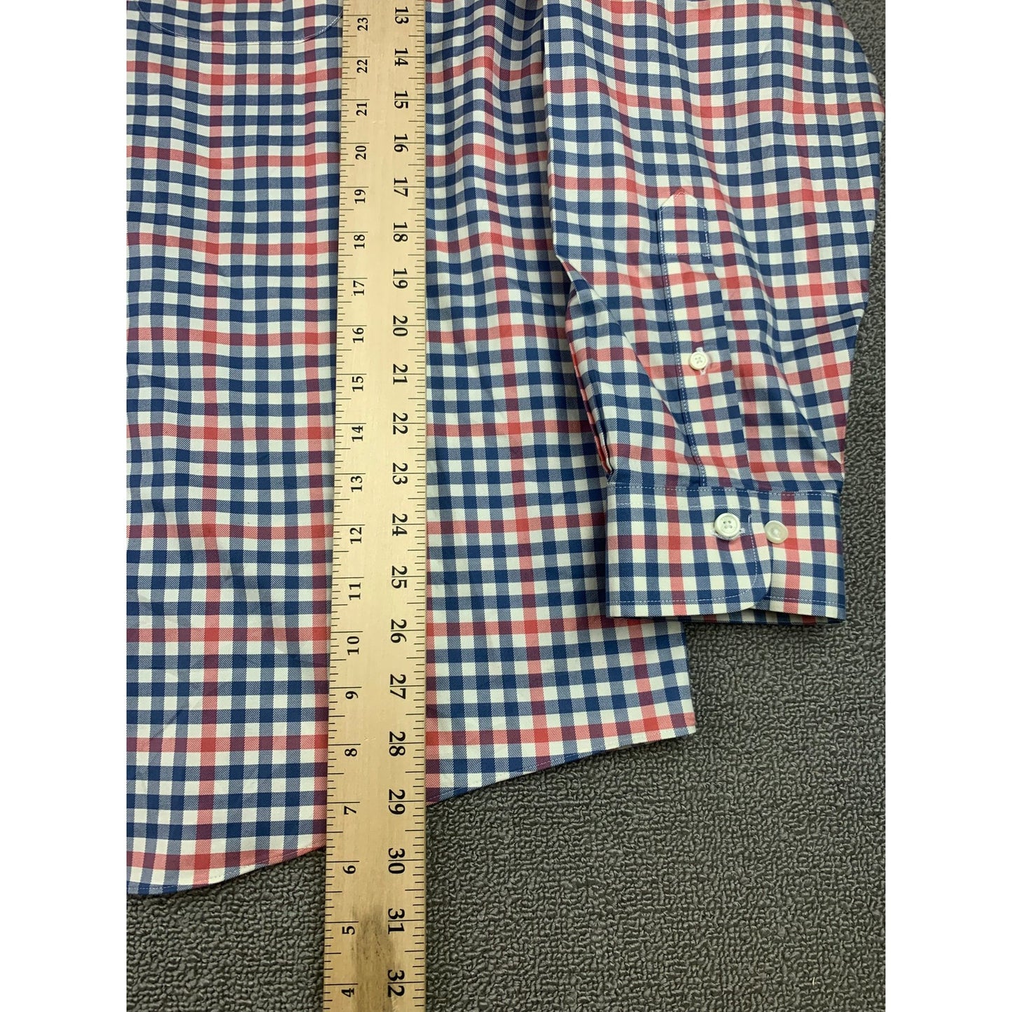 Y2K Brooks Brothers Shirt Men's XL Red Blue Check Button Up 346 Casual Preppy
