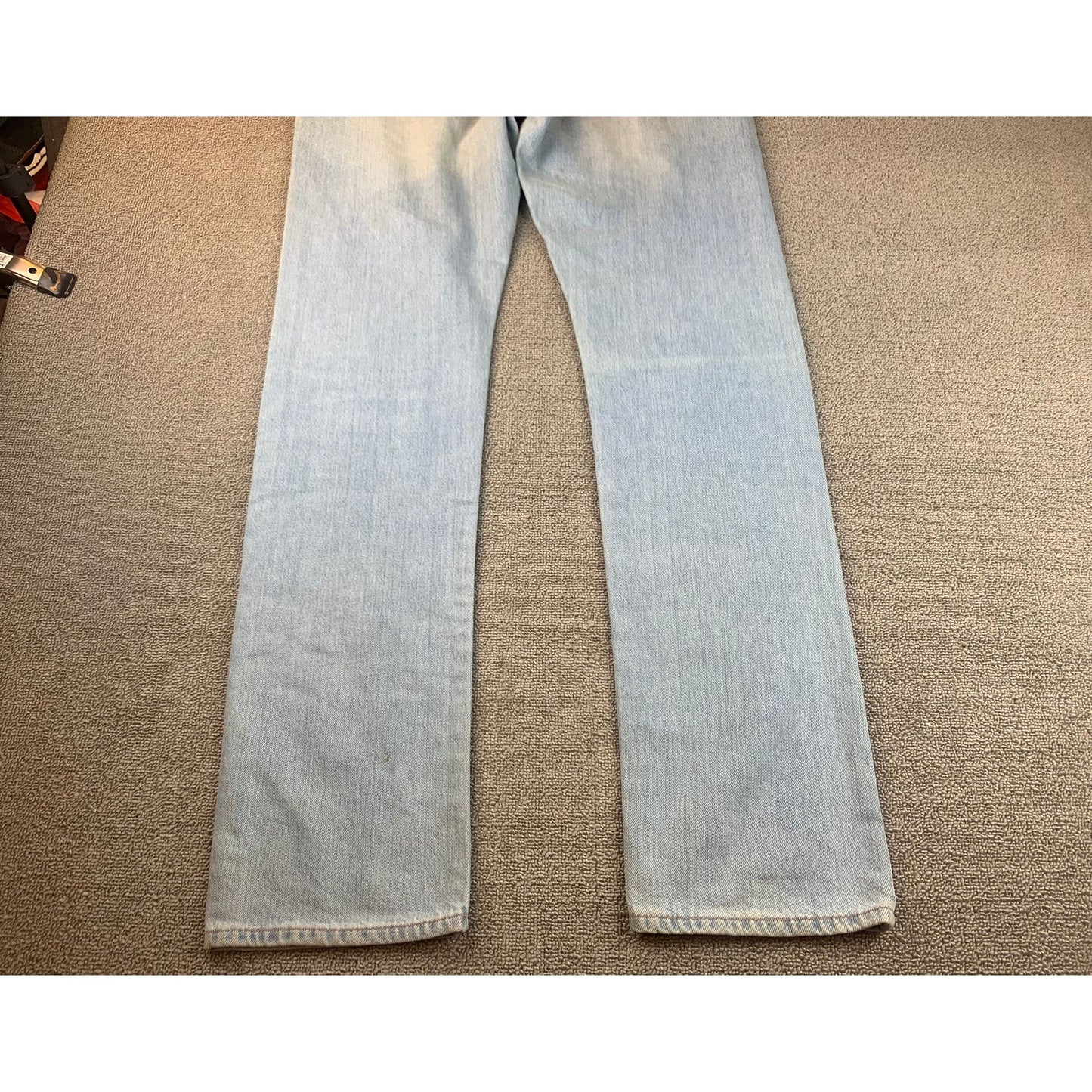 Officine Générale Size 34 Light Blue Jeans Straight Fit Denim Japanese Denim