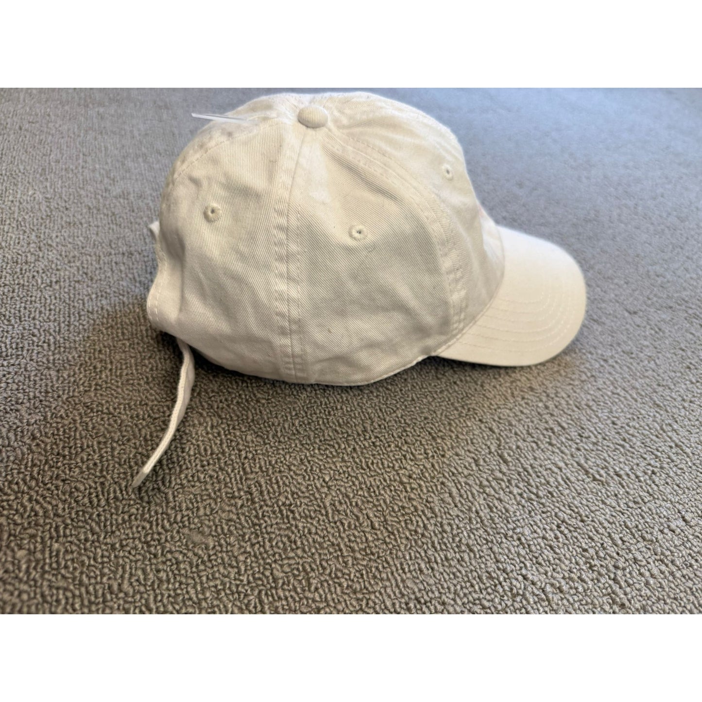 PLAYBOY Baseball Cap Hat ONE SIZE Beige Pink Bunny Logo Adjustable Dad Hat