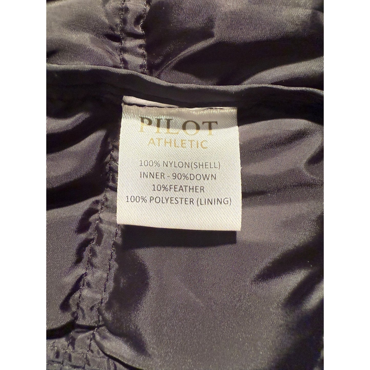 Pilot Athletic Quilted Puffer Vest Small Sleeveless Hooded Women Black