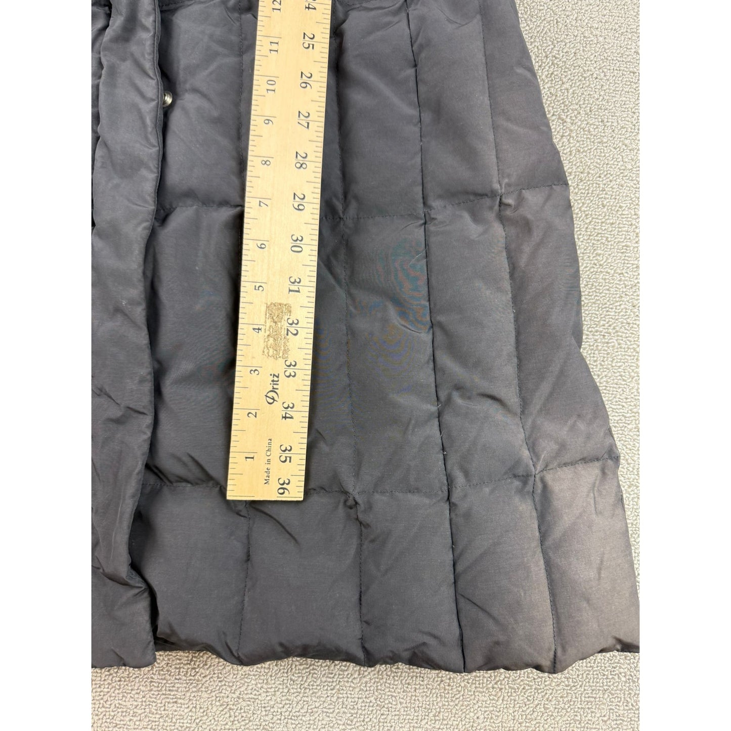 Post Card Women's 2 I38 GB4 Black Puffer Winter Coat Made In Romania