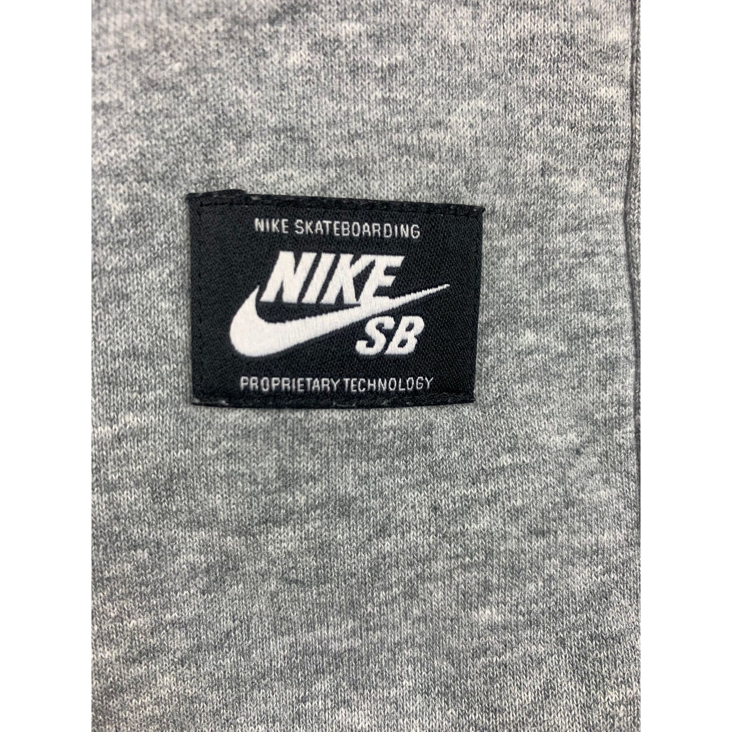 Nike SB Hoodie Icon Gray Quarter Zip Swoosh Logo Sweatshirt Men's XL