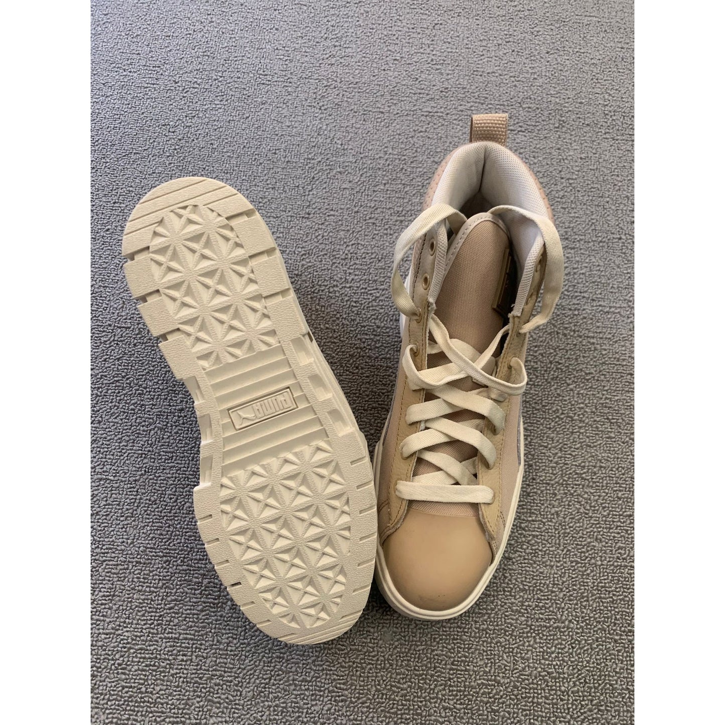 PUMA Men US 9.5 Brown High Top Sneakers