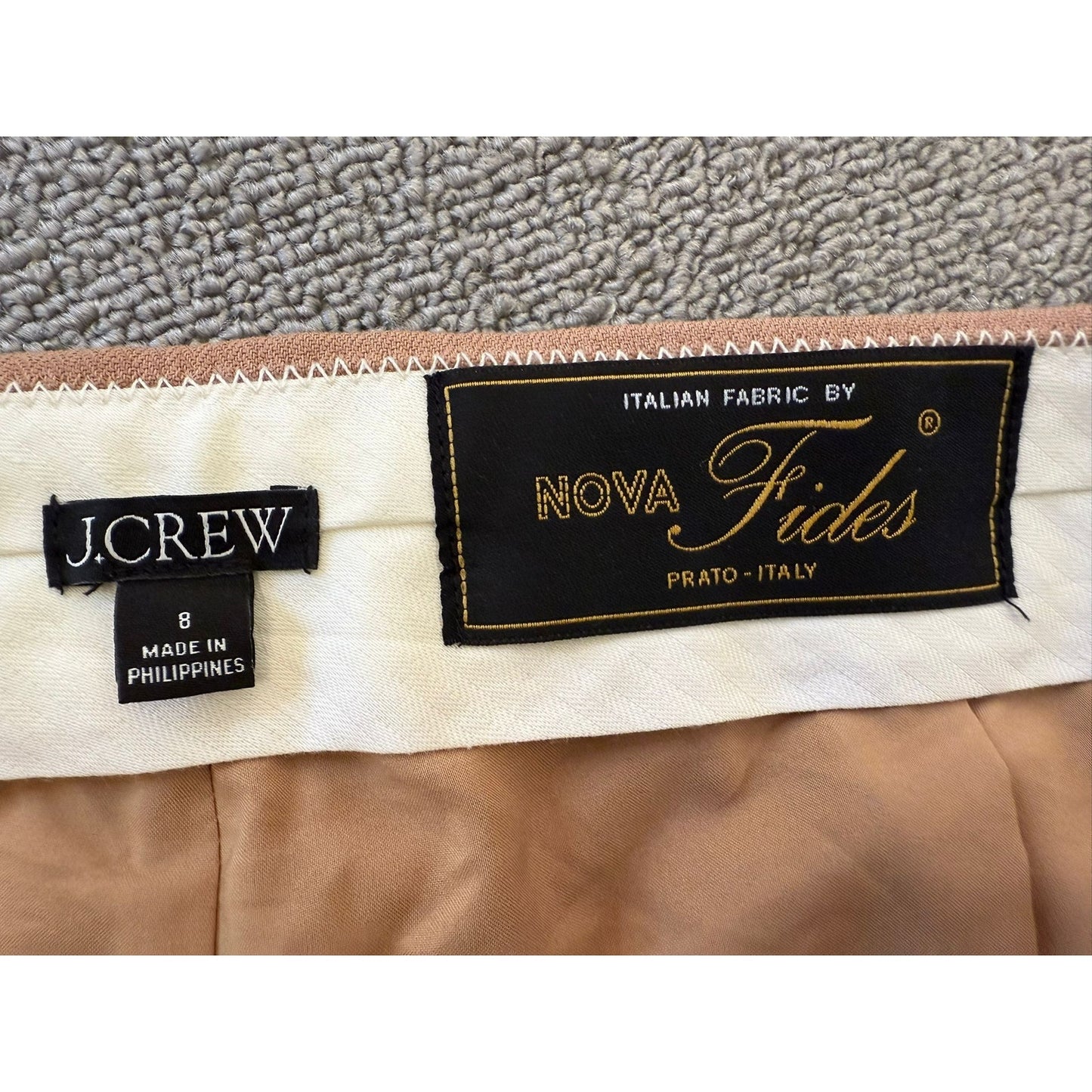 J.Crew Women's Size 8 Italian Fabric Wide Leg Dress Pants