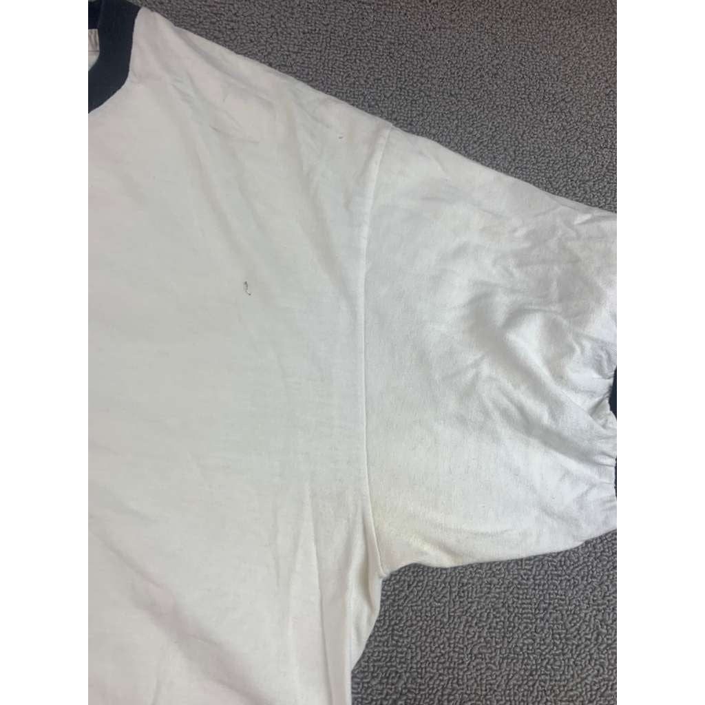 Vintage Disney Men's XL White Mickey Mouse Shirt Short Sleeve Ringer T Shirt