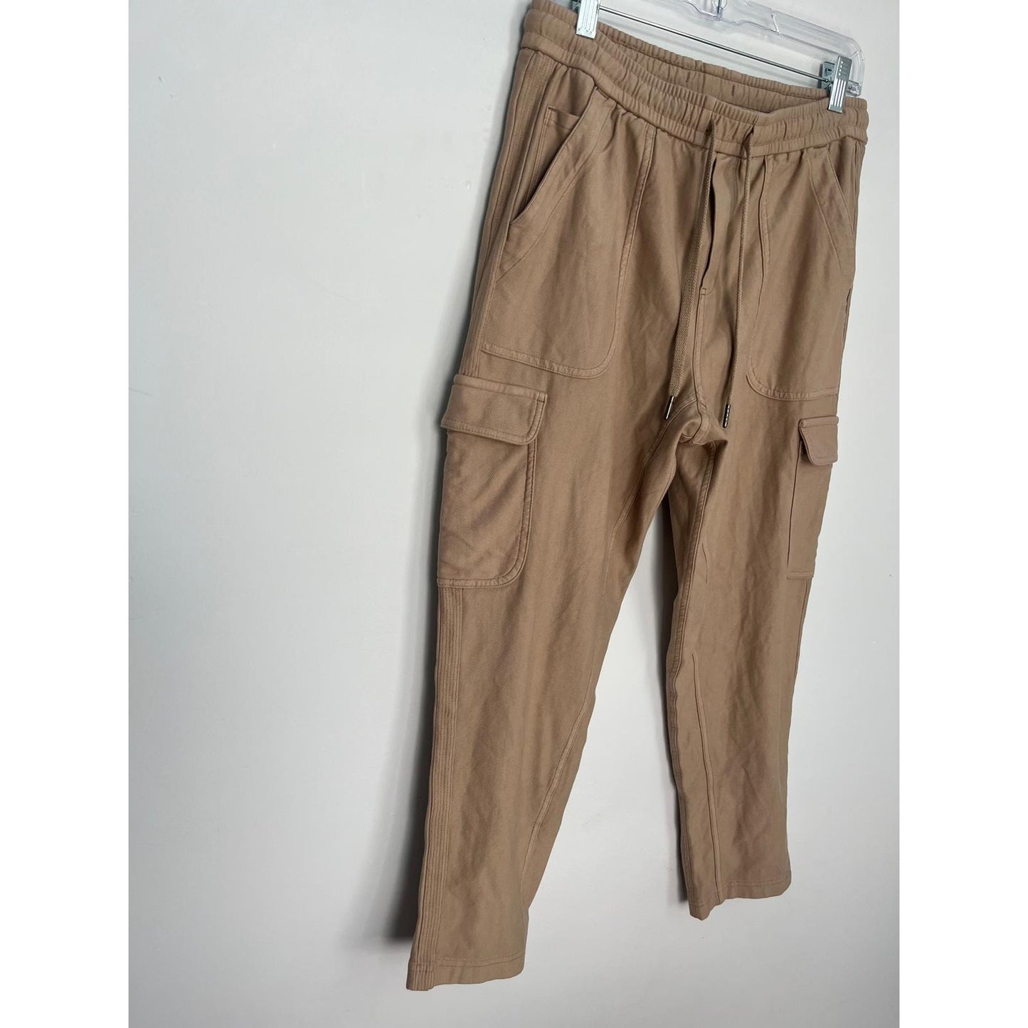 Athleta Farallon Cargo Crop Pants Women Size 4 Brown Stretch Utility