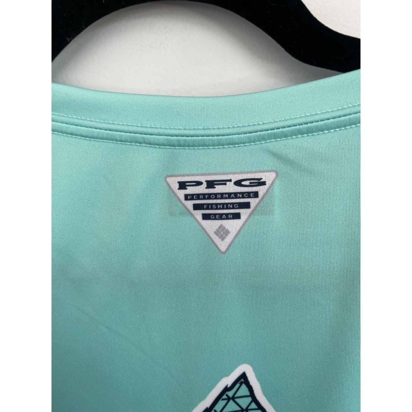 Columbia Long Sleeve Shirt Men XL PFG Performance Fishing Mint Green