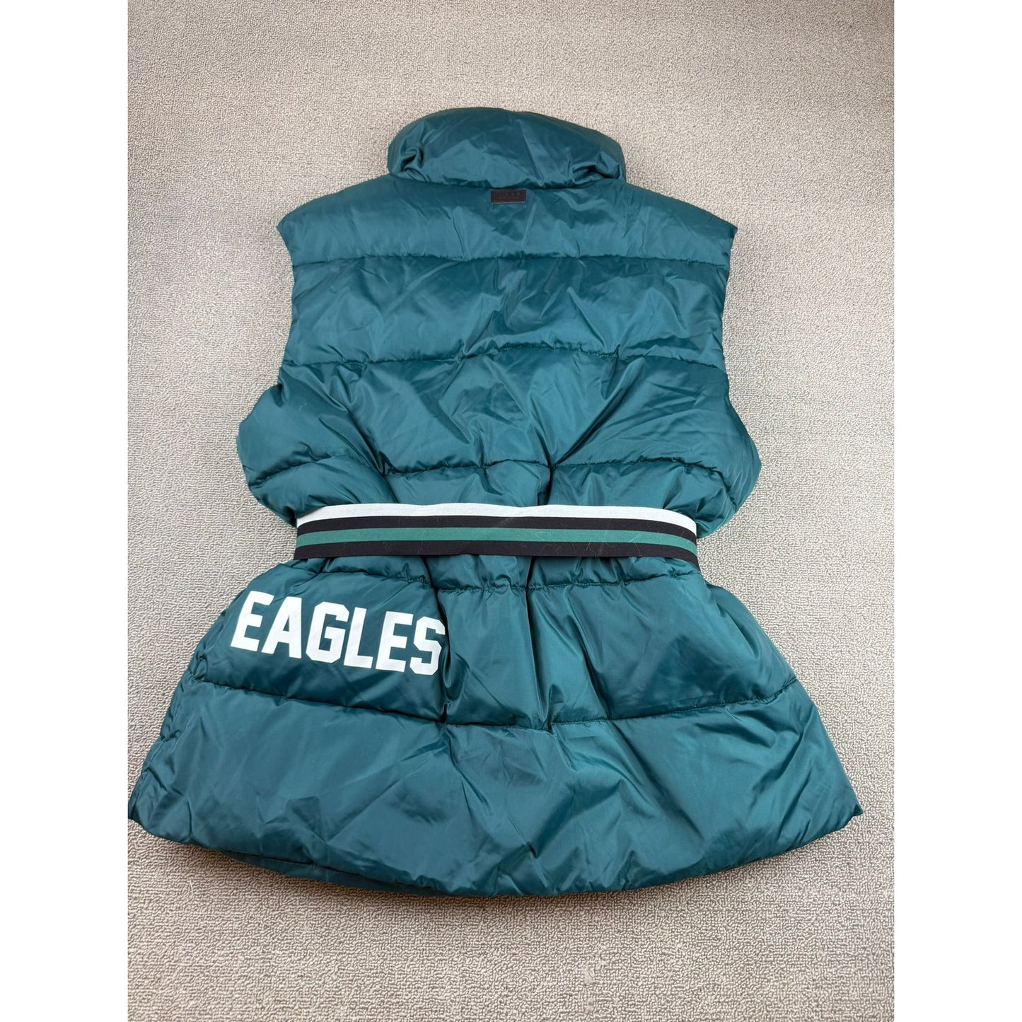 WEAR By Erin Andrews Women's XXL Green Philadelphia Eagles Puffer Vest