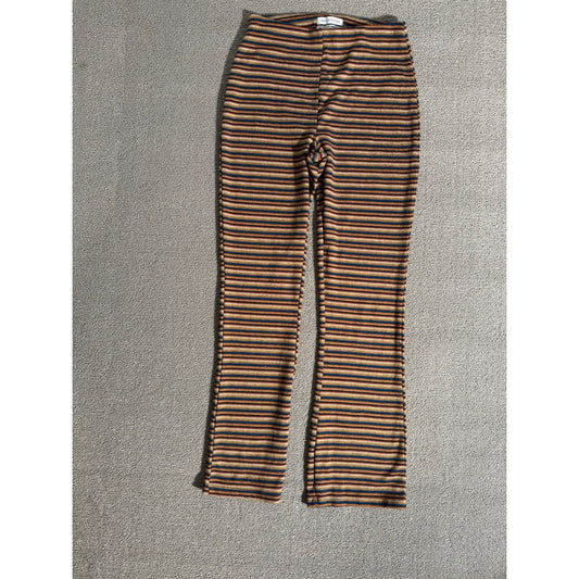 Urban Outfitters Striped Flare Pants Women S Multicolor Retro