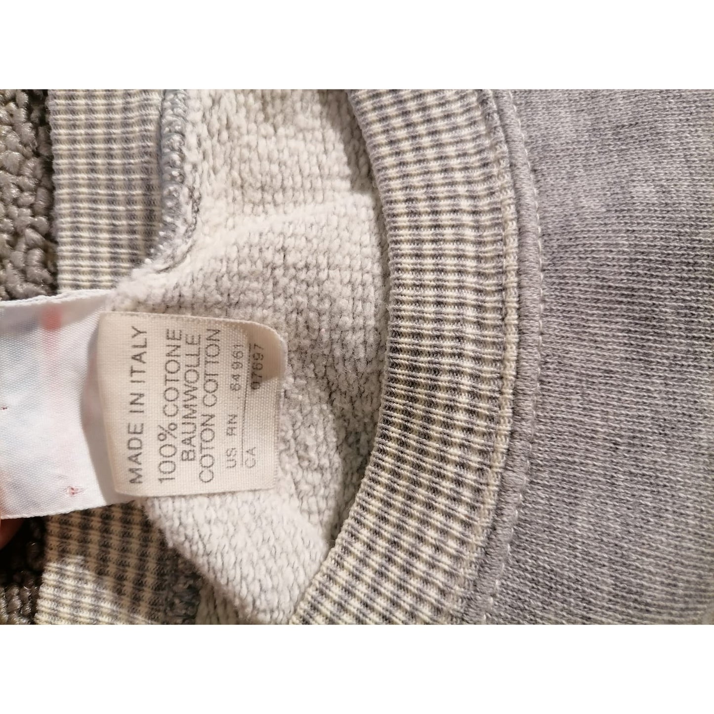 SISLEY Large Female Grey Cariboo Bugaboo Winter Paradise Graphic Sweatshirt Top