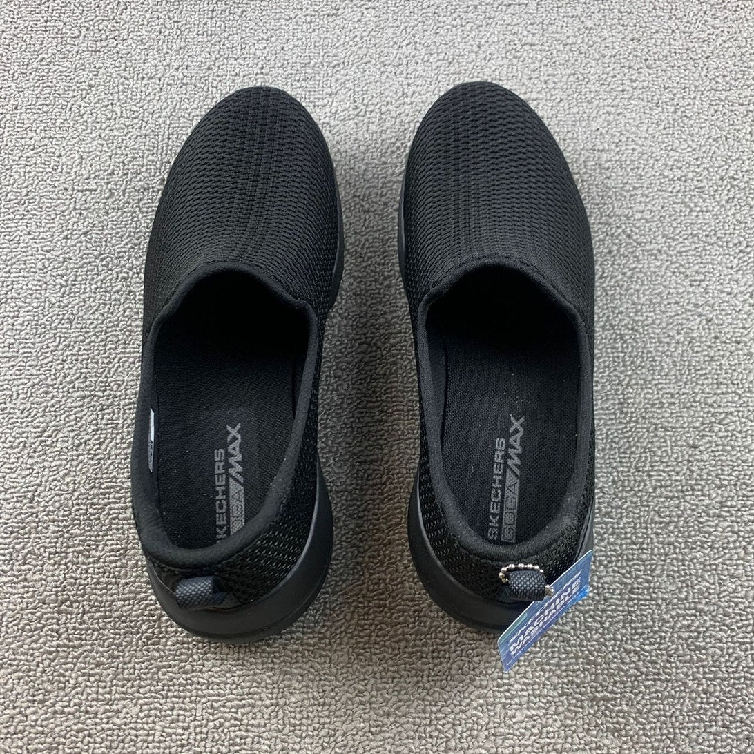 Skechers Goga Max Women US 8 Black Go Walk Shoes Slip-on Comfort Sneakers