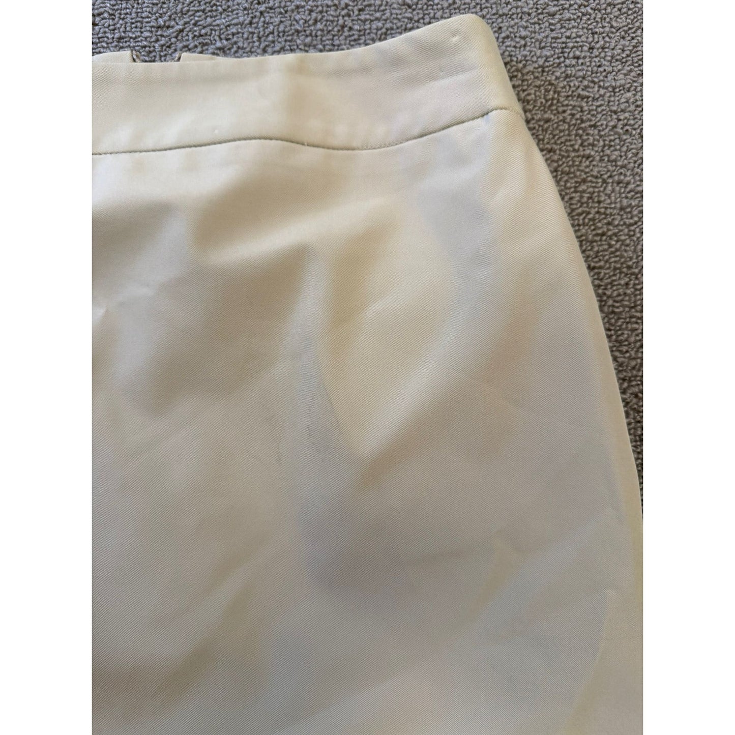 TEENFLO Women's Pencil Skirt Size 2 White Career Business Professional