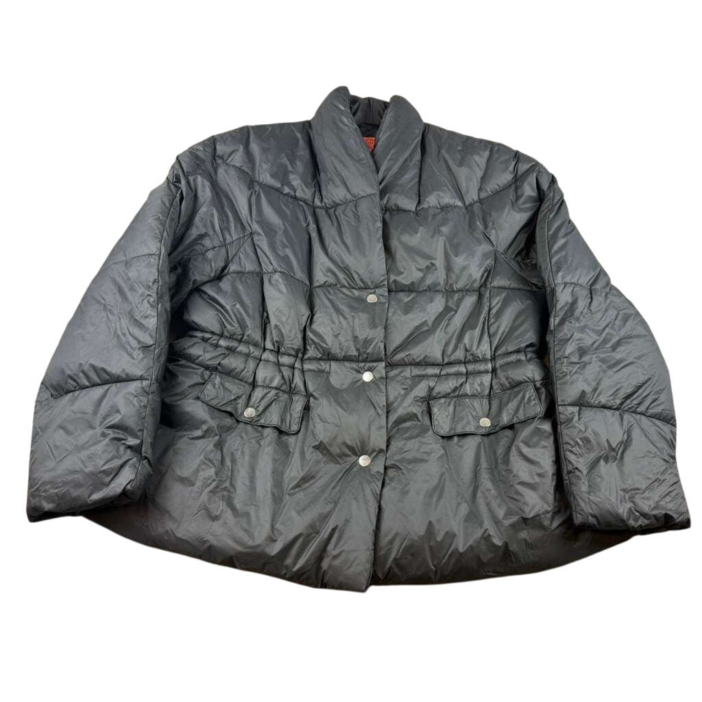 J.Crew Signature Women's Large Black Puffer  Jacket Water repellent Primaloft