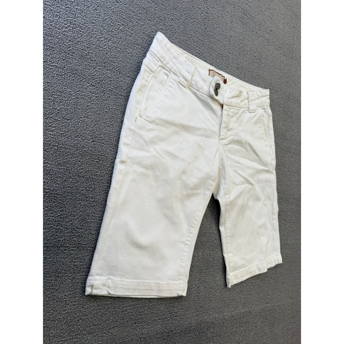 Paige Women's 25 White Jean Denim Shorts Bermuda