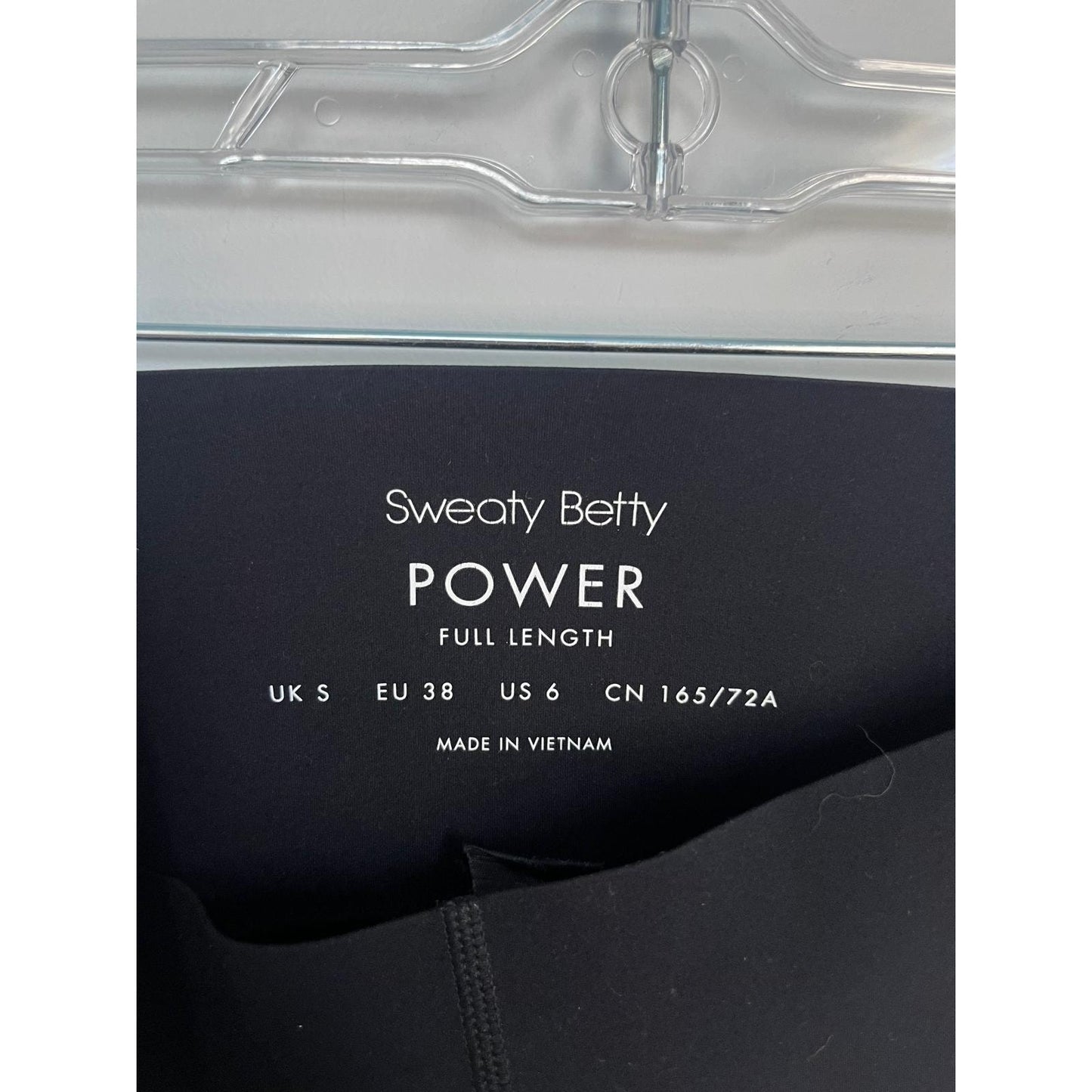 Sweaty Betty Power Leggings Women 6 Black Full Length Pockets High Rise