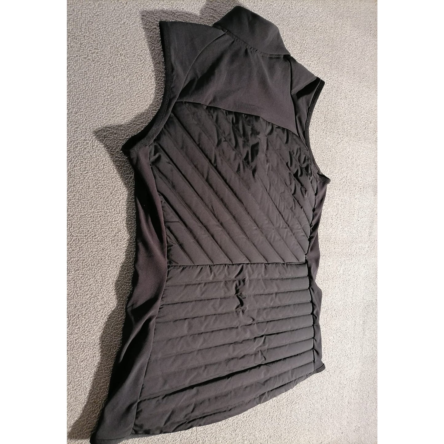 Adidas Frost Guard Insulated Golf Vest Medium Female Black Quilted Full Zip Collar Performance