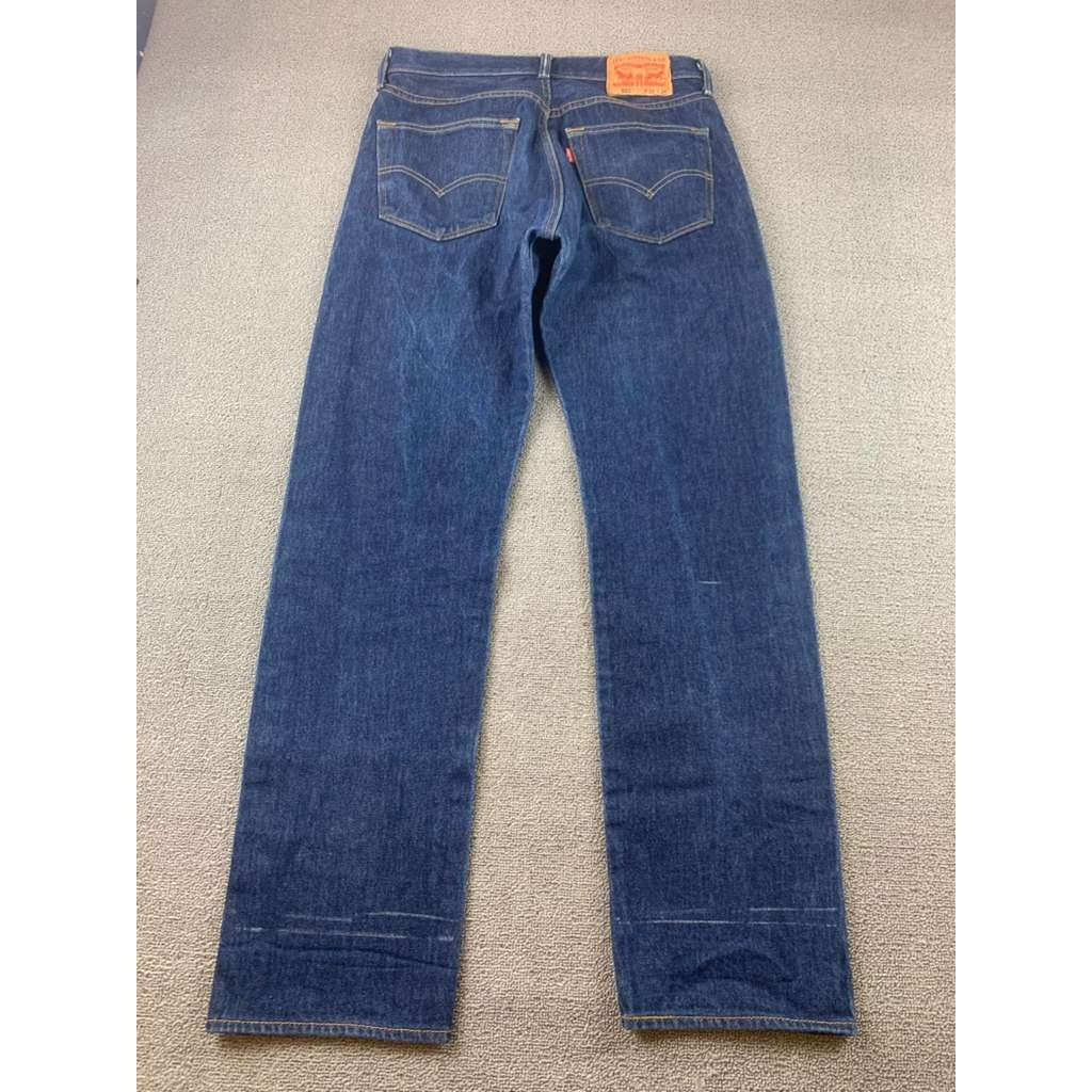 Levis 501 Jeans Mens 32x34 Blue Straight Leg Regular Original Fit Medium Wash